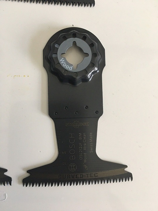 BOSCH Wood Fast Cutting Starlock Multi Tool Blades 5 Pack 2 1/2 Wide