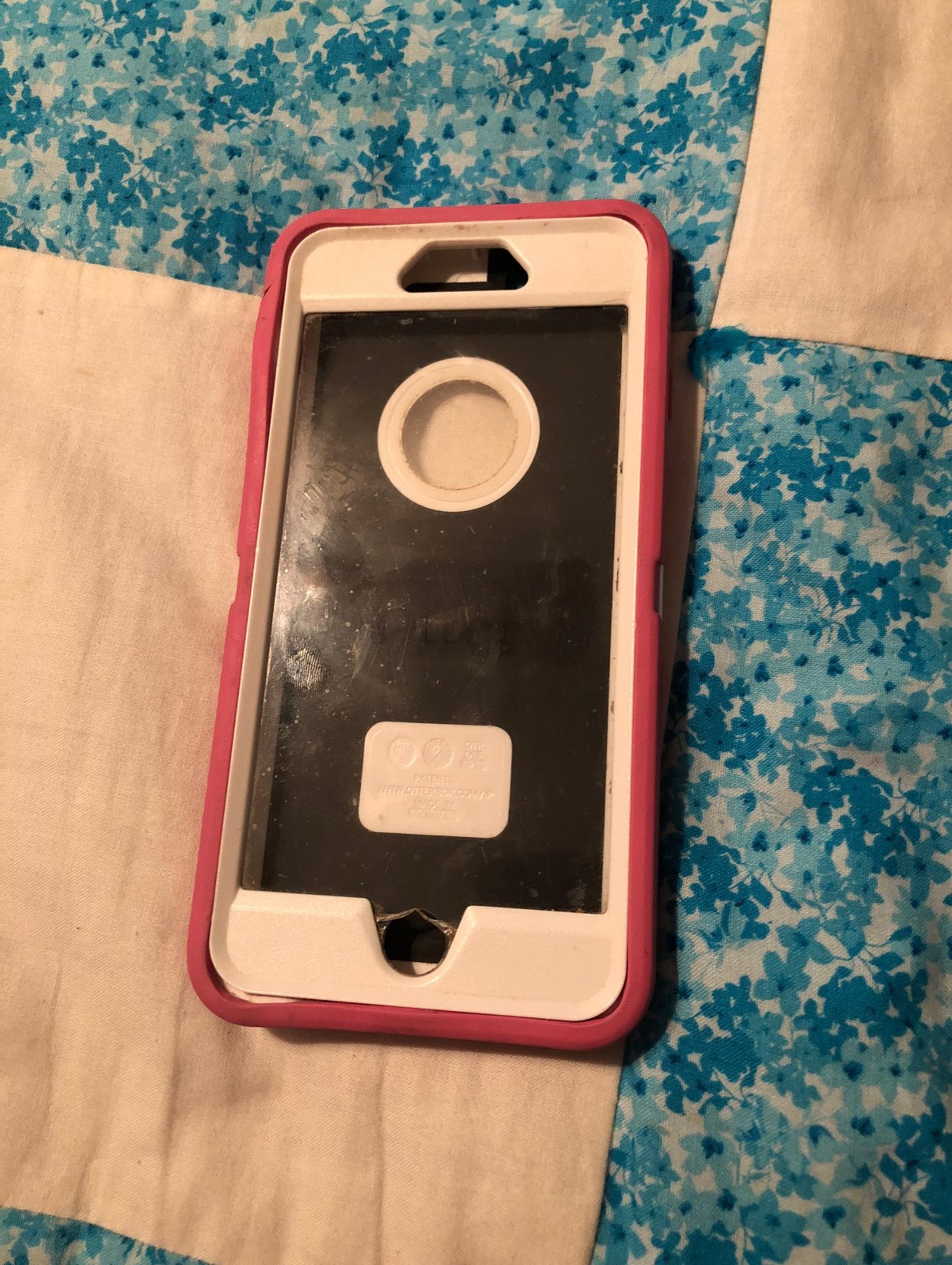 Pink Otter Box For 6S Plus.