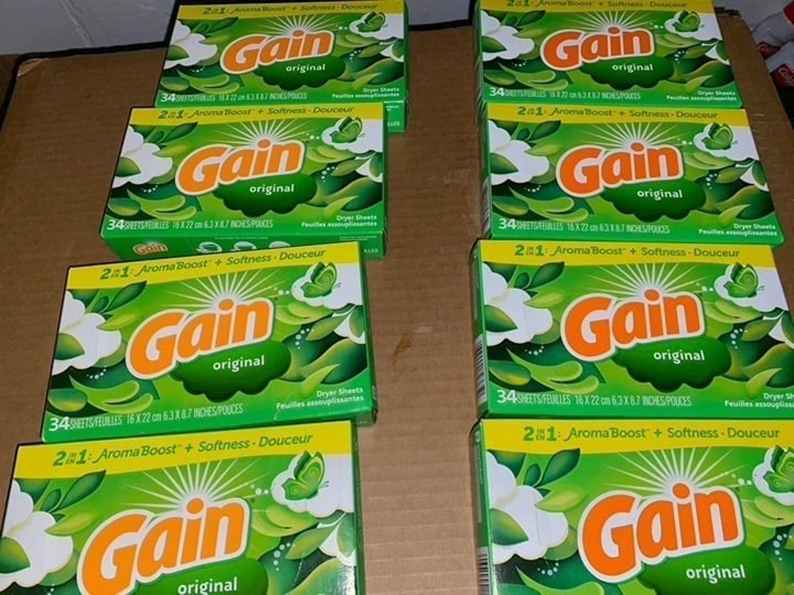 LOT OF 8 Gain Fabric Sheets