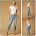 DL1961 Women's Mara Straight Mid Rise Instasculpt Ankle - Size 31