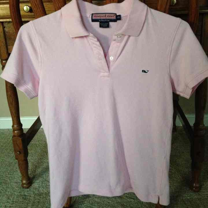Pink Vineyard Vines Polo