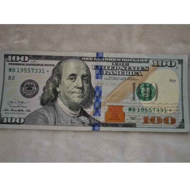 2013 100 US Federal Reserve Star Note Series MB19557331*