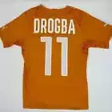 Drogba #11 Ivory Coast 2014/2015/2016 Home ORIGINAL Puma Rare Soccer Jersey S