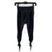 Beyond Yoga Supplex Gathered Ruched Cropped Leggings Size Small Black Athletic