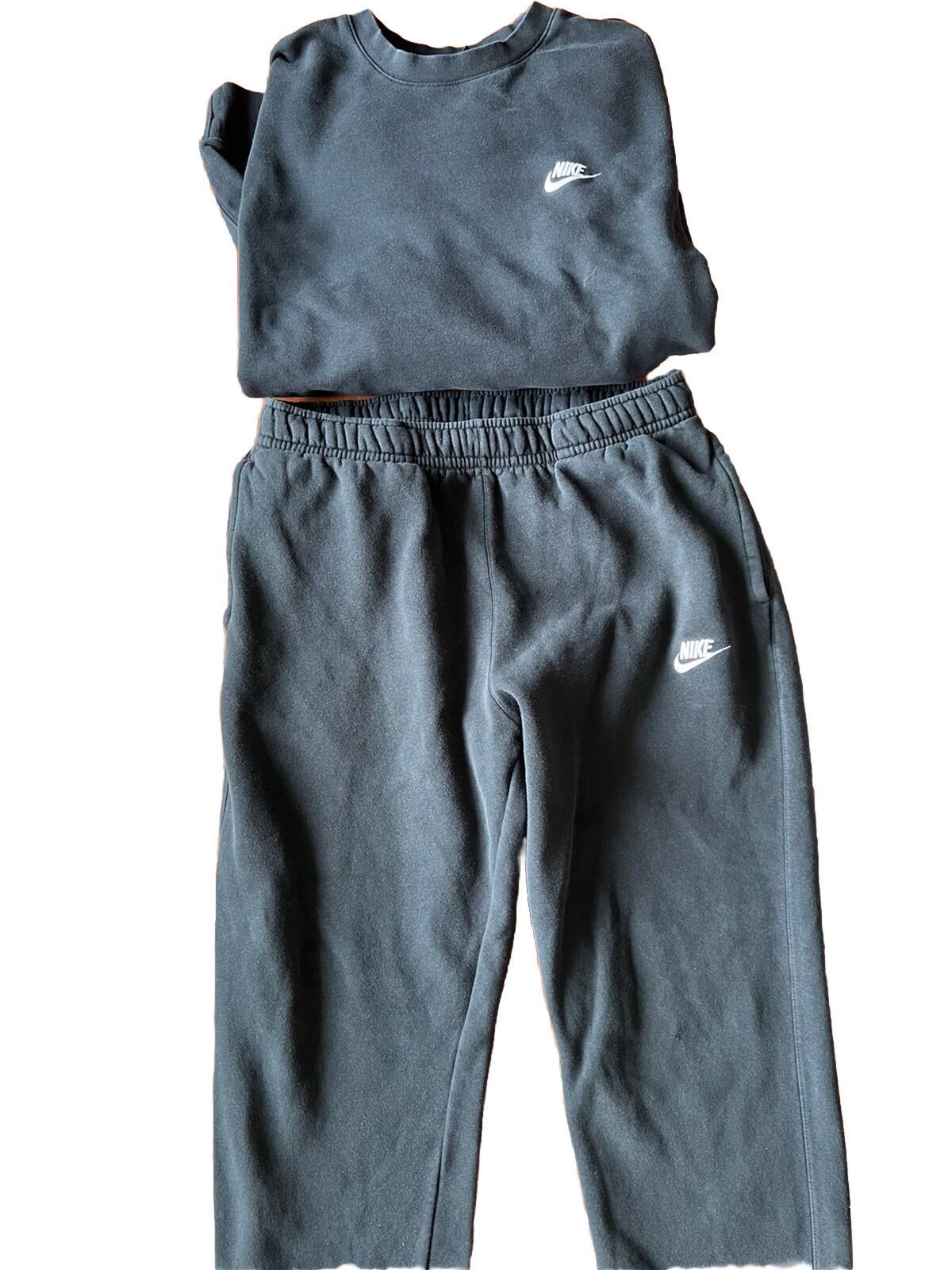 Black Sweatpants And Sweatshirt - Size L