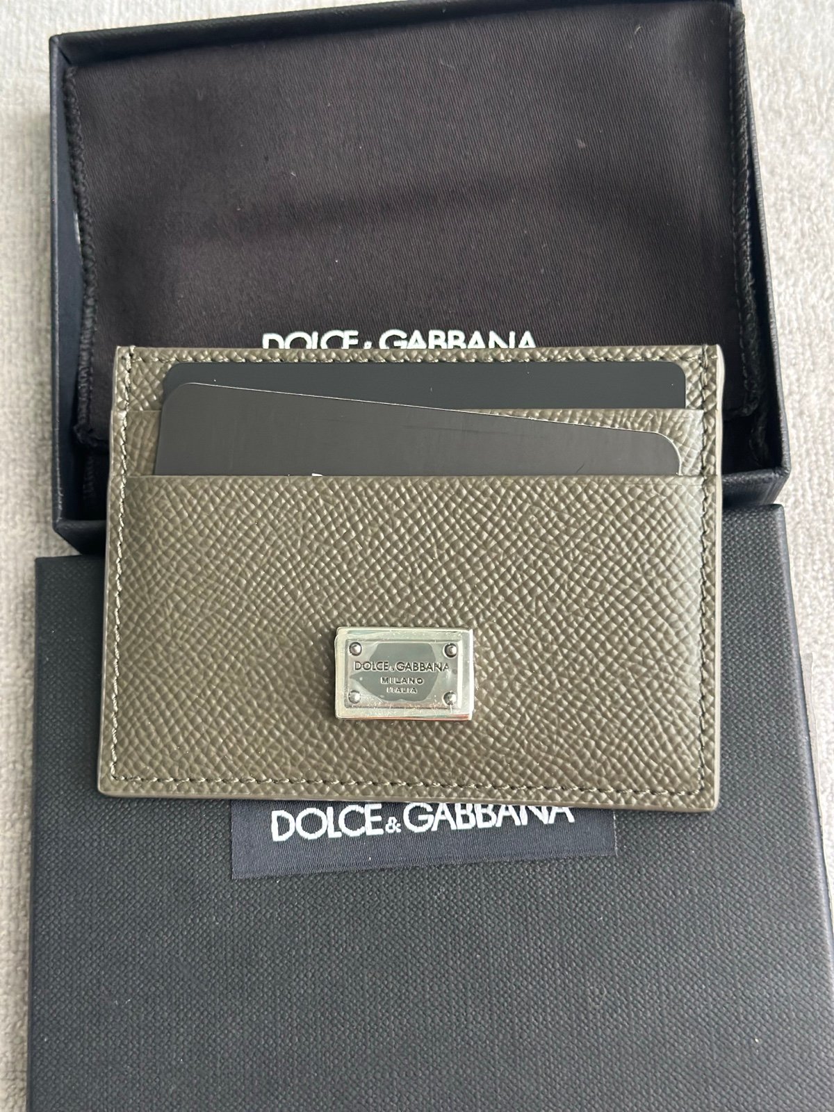 DOLCE & GABBANA Calfskin Card Holder