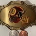 Vintage 1978 Metal Brass Belt Buckle, Washington Redskins, Football, Raintree