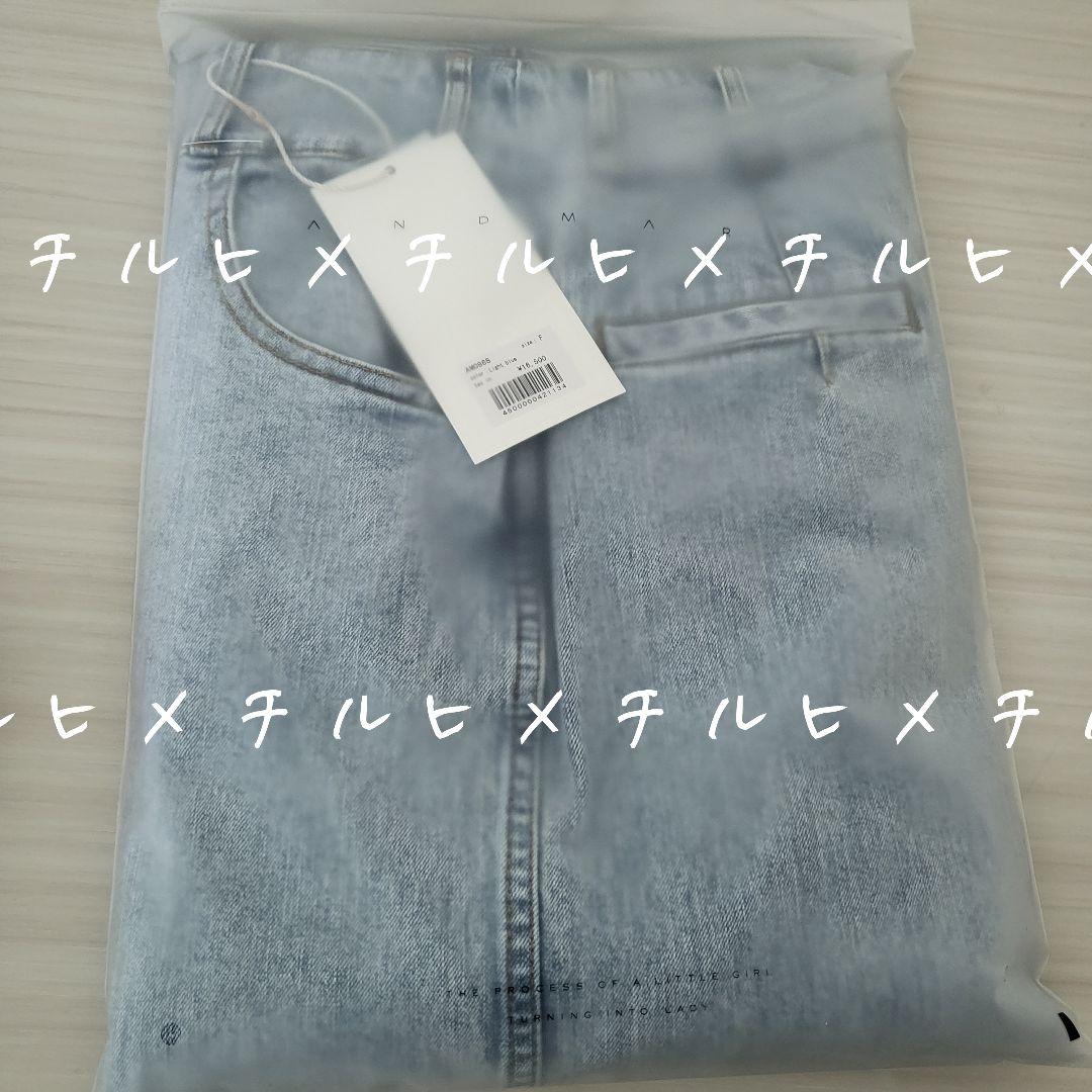 小物 andmary Ribbon denim allinone - M ANDMARY】Ribbon denim allinone