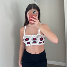 Crochet crop top