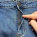 City Chic The Edit Turn Up Distressed Detail Knee Length Denim Jean Shorts Sz 22