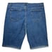 City Chic The Edit Turn Up Distressed Detail Knee Length Denim Jean Shorts Sz 22