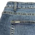 City Chic The Edit Turn Up Distressed Detail Knee Length Denim Jean Shorts Sz 22