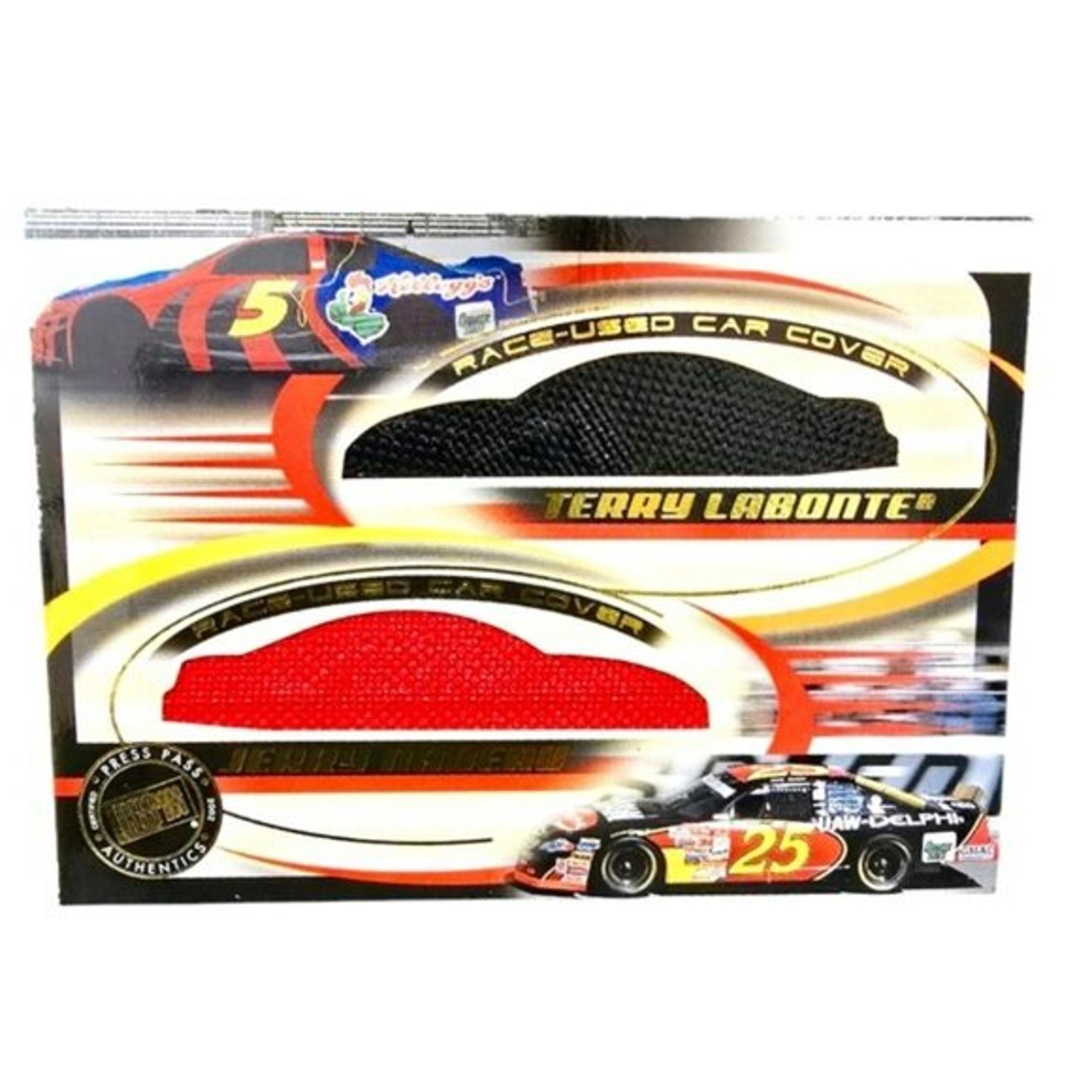 Nascar Terry Labonte Jerry Nadeau Trading Card Press Pass 2002 Race Car Cover