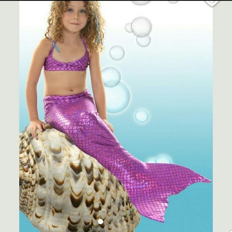 Kids Swimable Mono Fin An Swimsuit