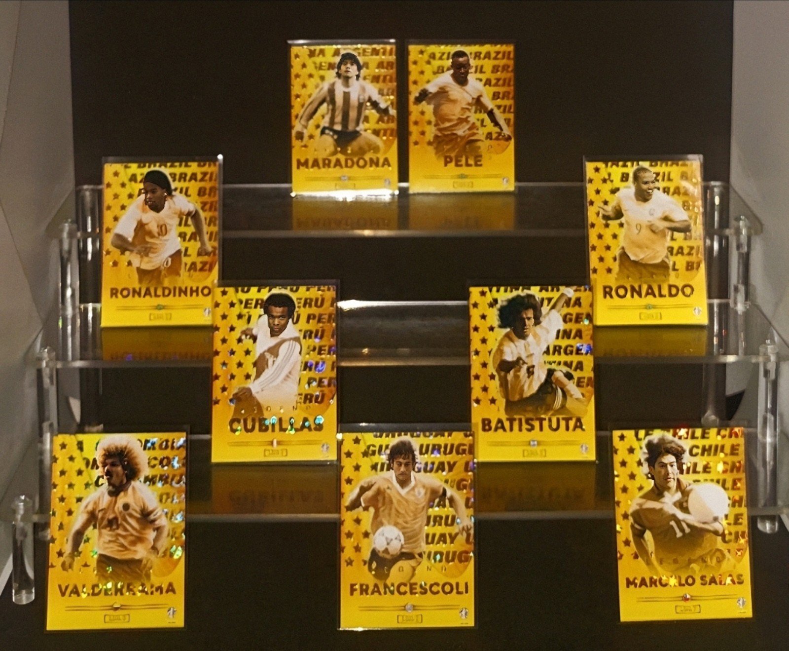 Conmebol Copa America 2024 Cards Foil Flash Edition Gold Star Legends