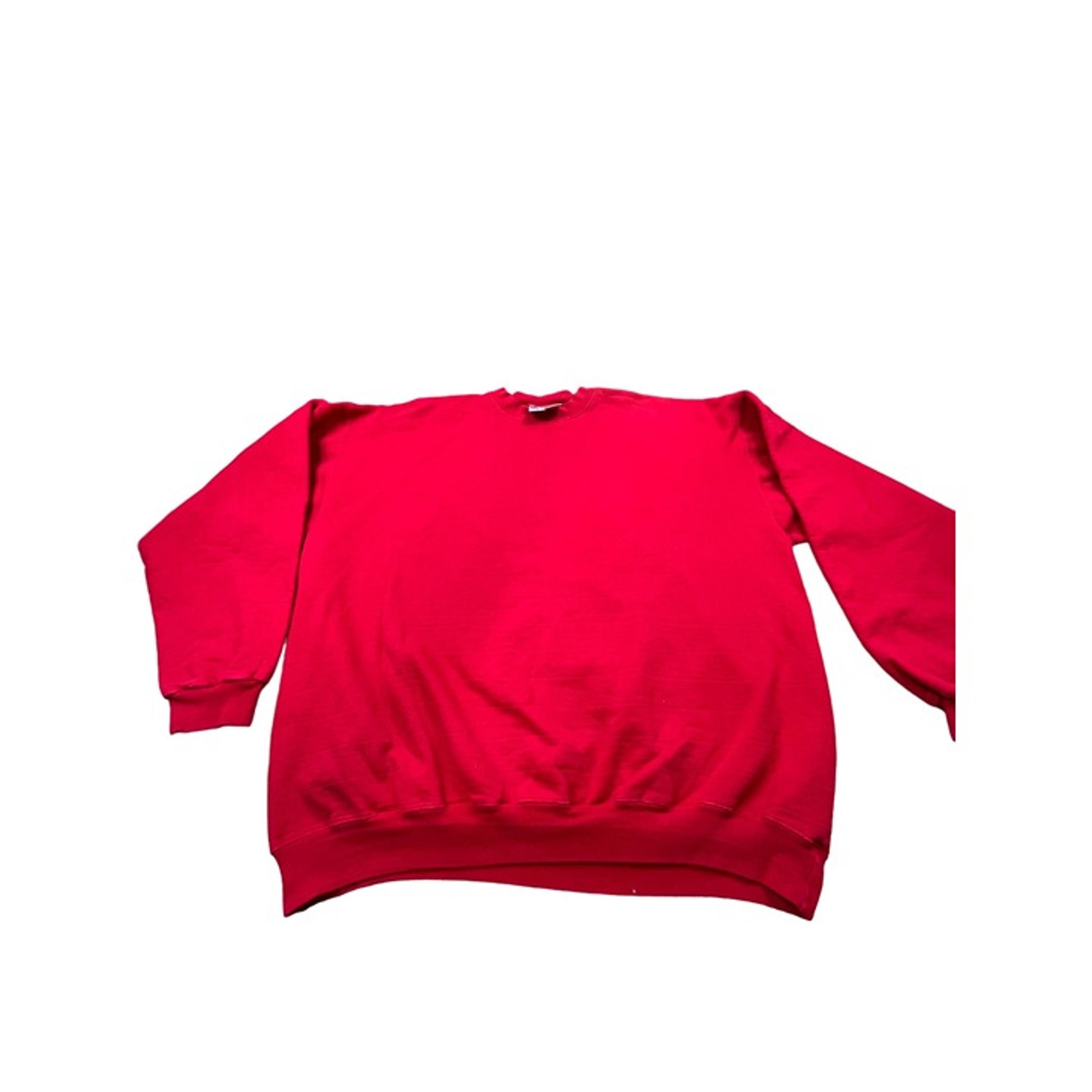 VTG Ultimate Print Pro Mens XL Red Sweatshirt Adult Cotton Polyester Blend - Hanes