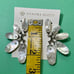 NWT Kendra Scott Ashlyn Ivory Mother Of Pearl Statement Earrings