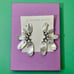 NWT Kendra Scott Ashlyn Ivory Mother Of Pearl Statement Earrings