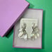 NWT Kendra Scott Ashlyn Ivory Mother Of Pearl Statement Earrings