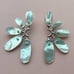 NWT Kendra Scott Ashlyn Ivory Mother Of Pearl Statement Earrings