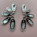 NWT Kendra Scott Ashlyn Ivory Mother Of Pearl Statement Earrings