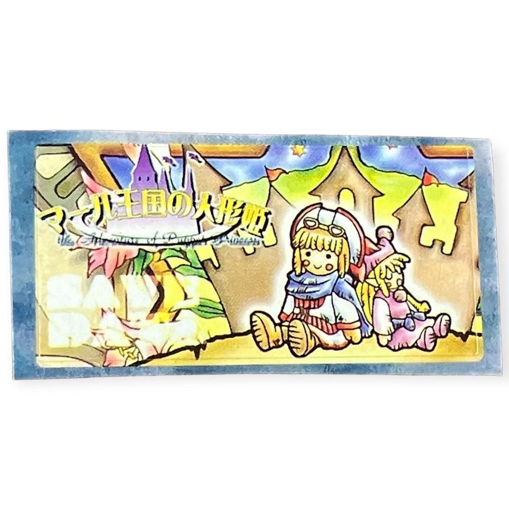 Sony PlayStation 1 PS1 Rhapsody: A Musical Adventure Vintage Memory Card Sticker