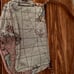 Vintage Women's ORVIS World Map canvas & leather strap Shoulder Bag