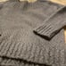 VINCE Crew Neck Wool Cashmere Blend Grey Chunky Knit Oversized Sweater Size XS