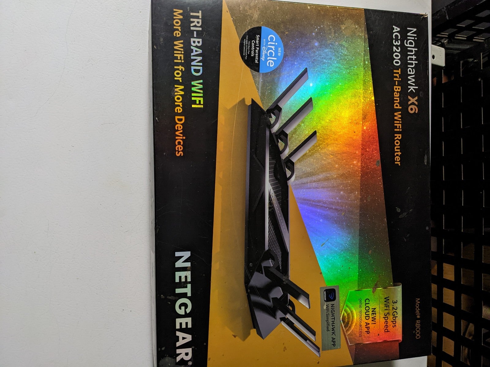 Netgear Nighthawk AC3200 Tri-Band WiFi Router Model #R8000