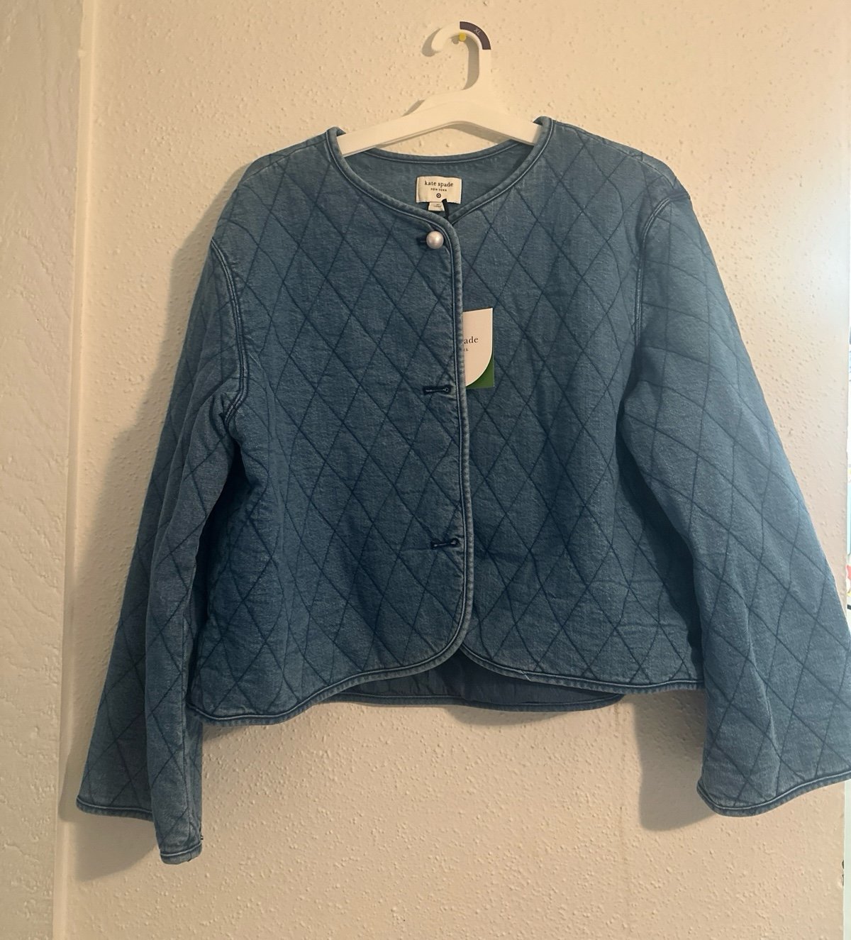 Kate Spade New York x Target Quilted Denim Jacket - XL