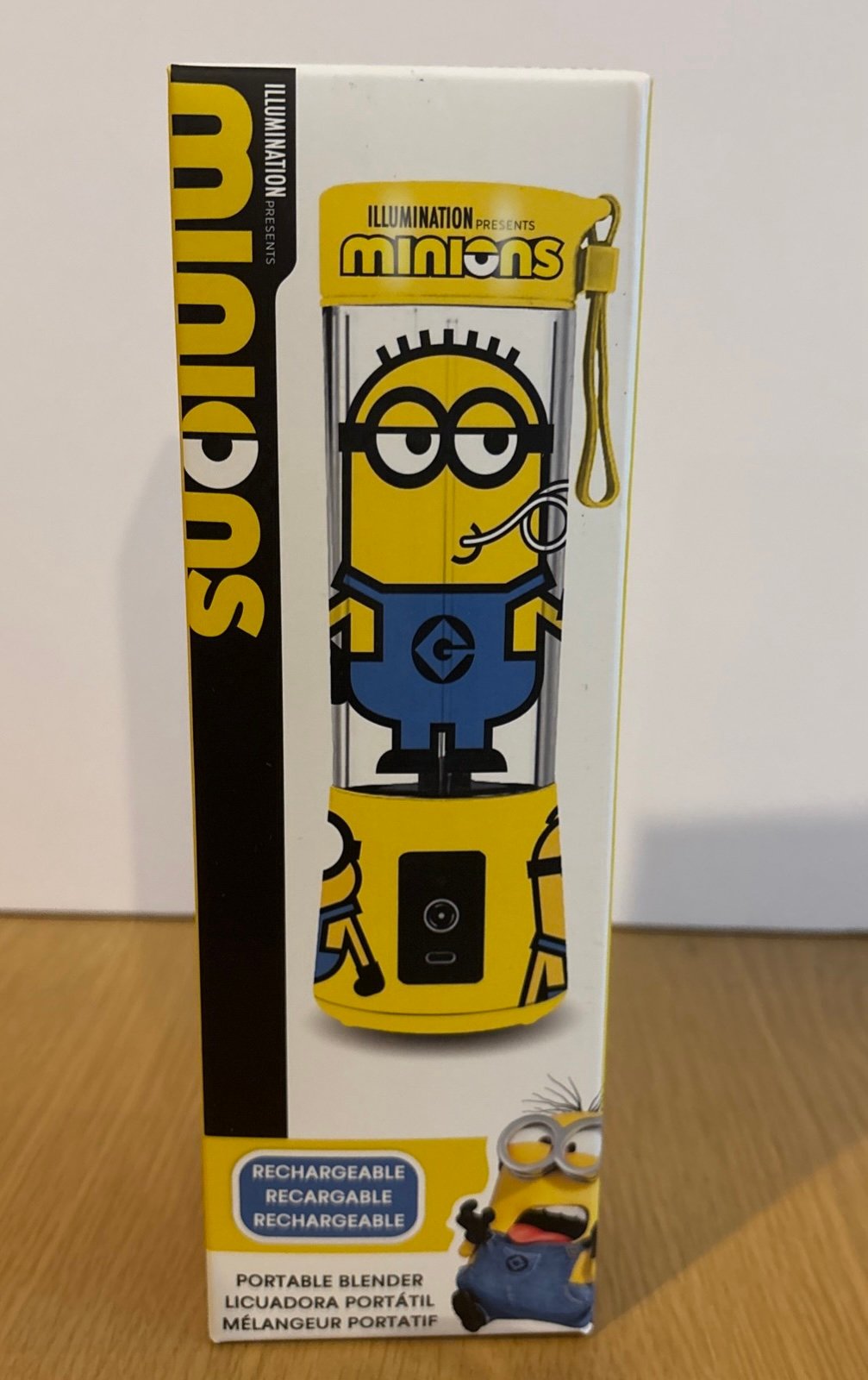 Minions USB-Rechargeable Portable Mini Blender NEW Despicable Me