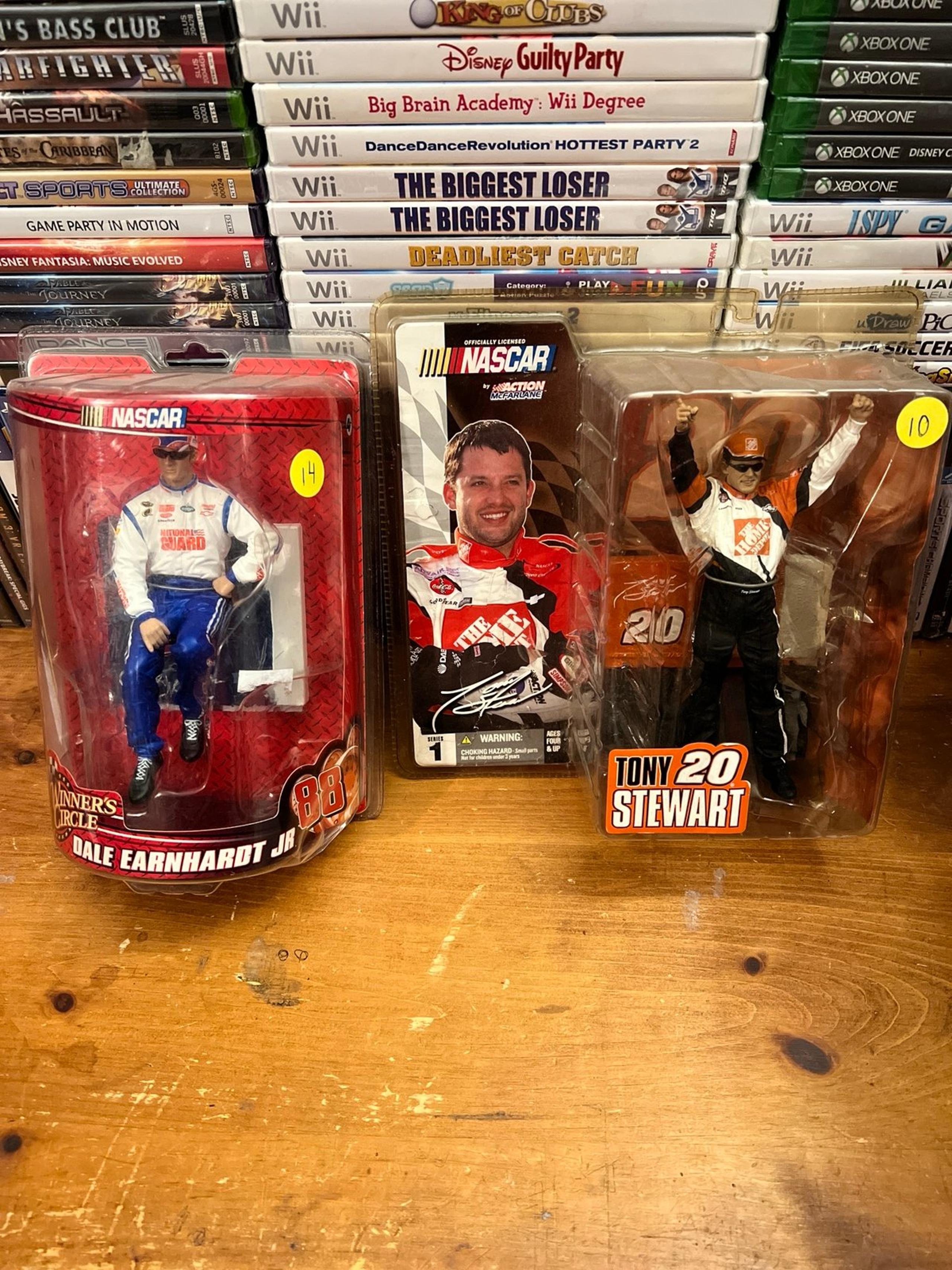 NASCAR figures sealed