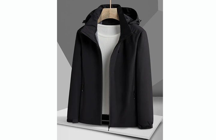 Women's Waterproof Hooded Jacket With Polar Fleece Lining-N3SD
