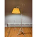 Vintage Adjustable Wrought Iron Bridge Lamp Brass Accent