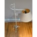 Vintage Adjustable Wrought Iron Bridge Lamp Brass Accent