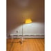 Vintage Adjustable Wrought Iron Bridge Lamp Brass Accent