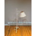 Vintage Adjustable Wrought Iron Bridge Lamp Brass Accent