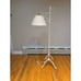 Vintage Adjustable Wrought Iron Bridge Lamp Brass Accent