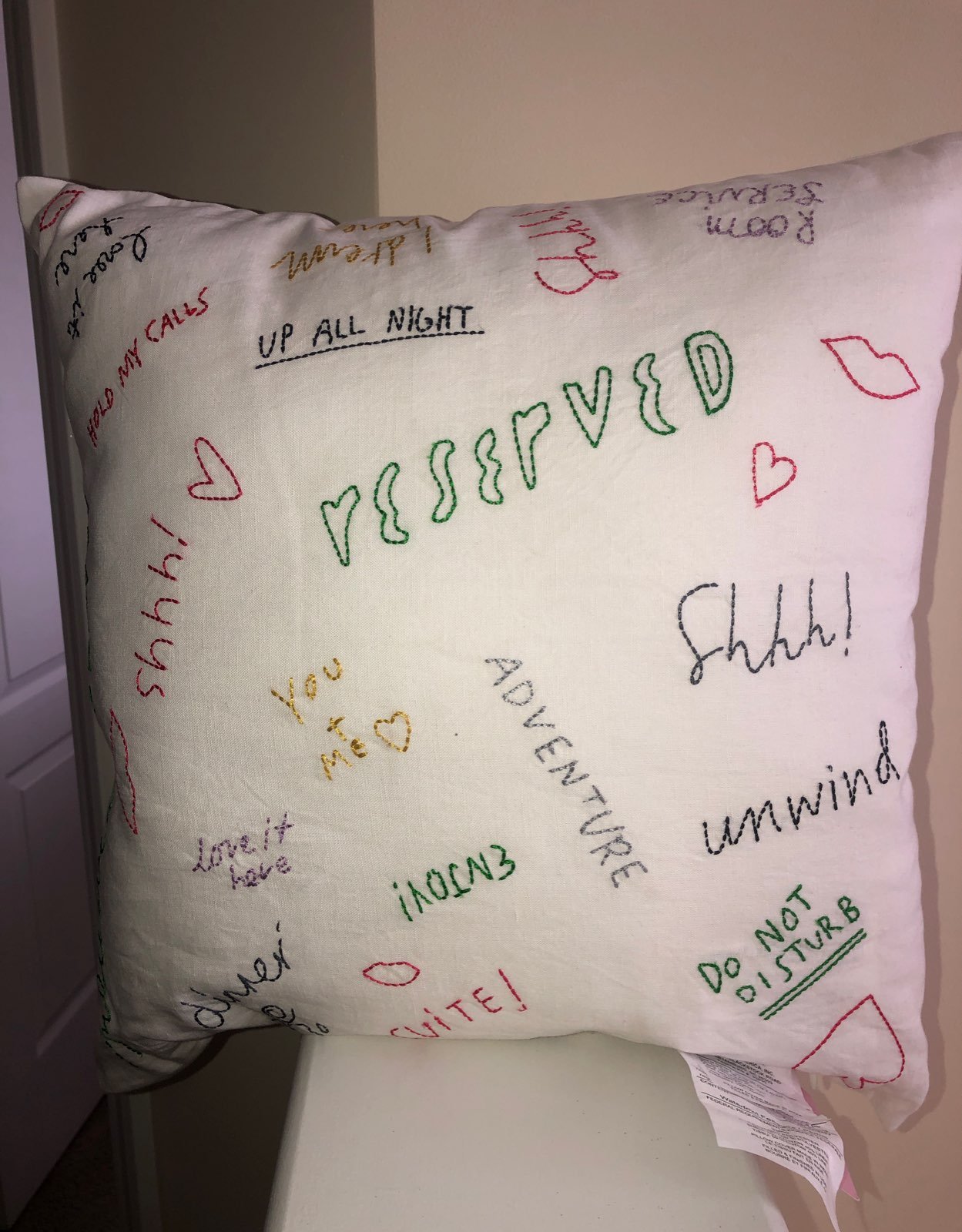 New kate spade cat in garden Pillow