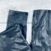 Spanx #1 best selling black faux leather leggings size large
