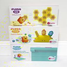Plays high Plugo Gamepad Count Link Learning Lot Building Block Math Kit