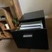 2 Drawer File Cabinet, Mobile Printer Stand, Wood Filing Cabinet