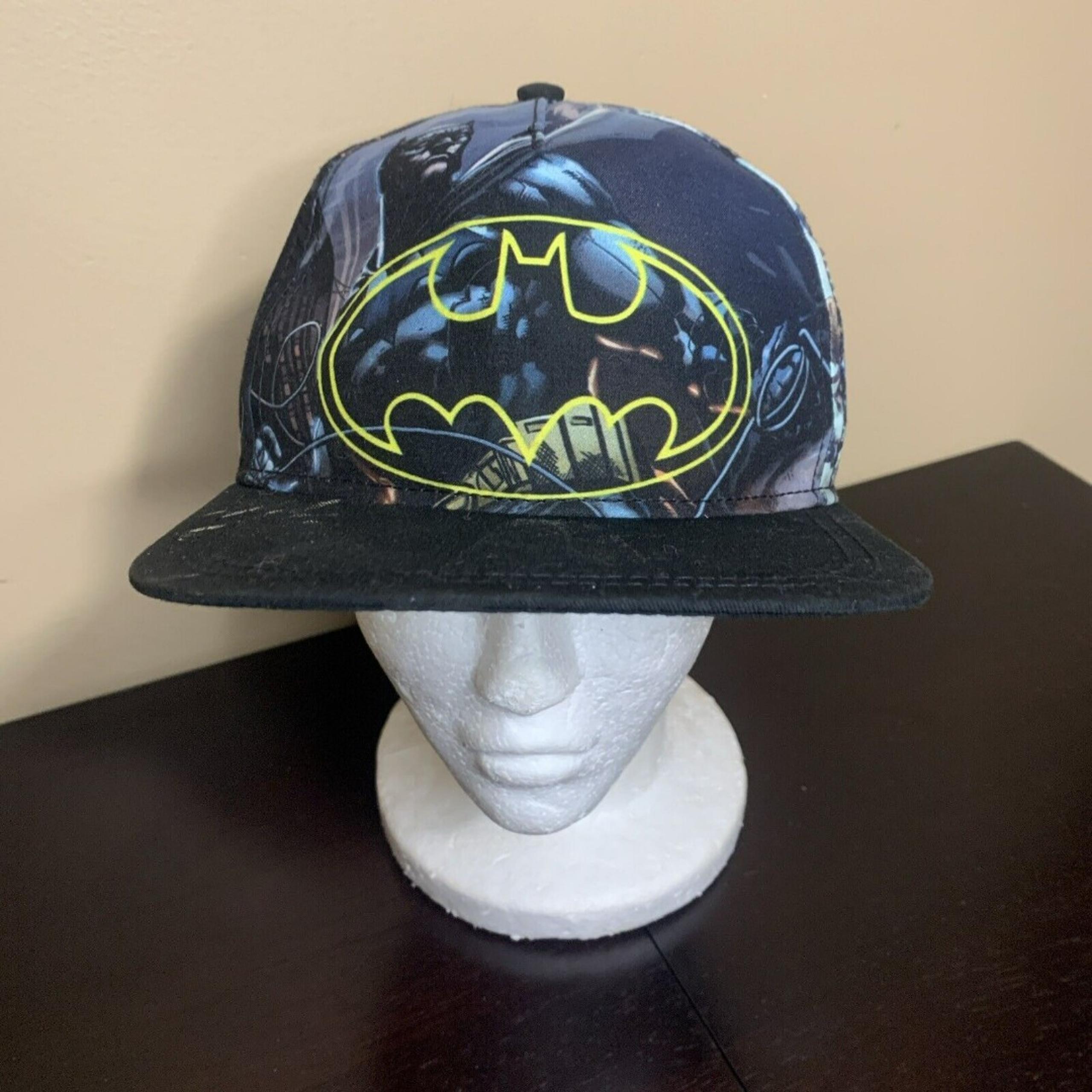 Batman Adjustable Ball Cap Hat Youth OSFM Snapback