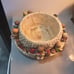 Apsit Bros. Of Calif. 1974 Chalkware Kids Playing Yellow Planter Pot