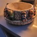 Apsit Bros. Of Calif. 1974 Chalkware Kids Playing Yellow Planter Pot