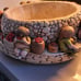 Apsit Bros. Of Calif. 1974 Chalkware Kids Playing Yellow Planter Pot