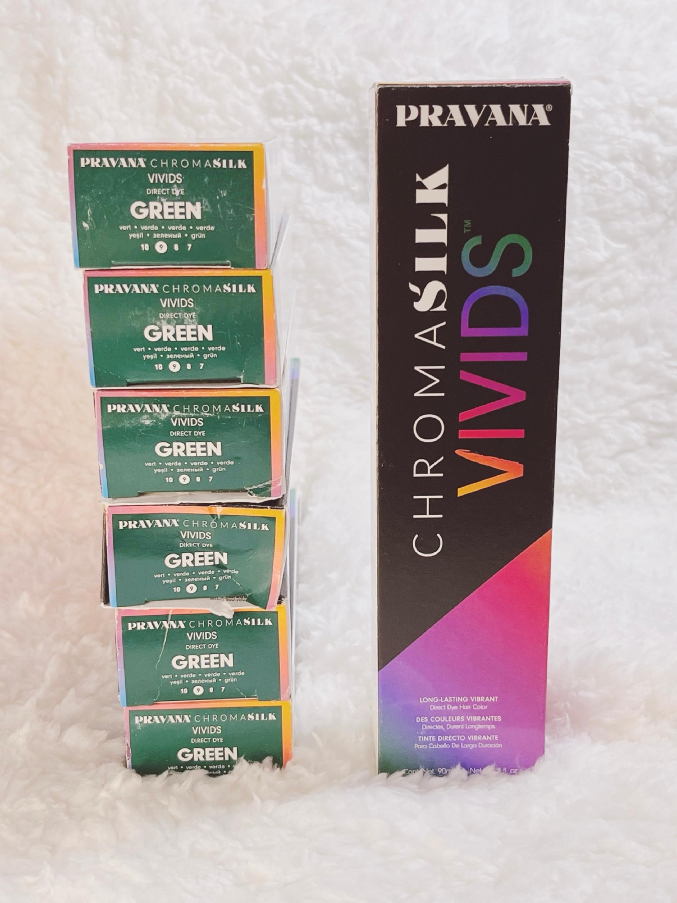 Pravana Chromasilk Vivids Professional Hair Color 3 FL oz 90ml- Green