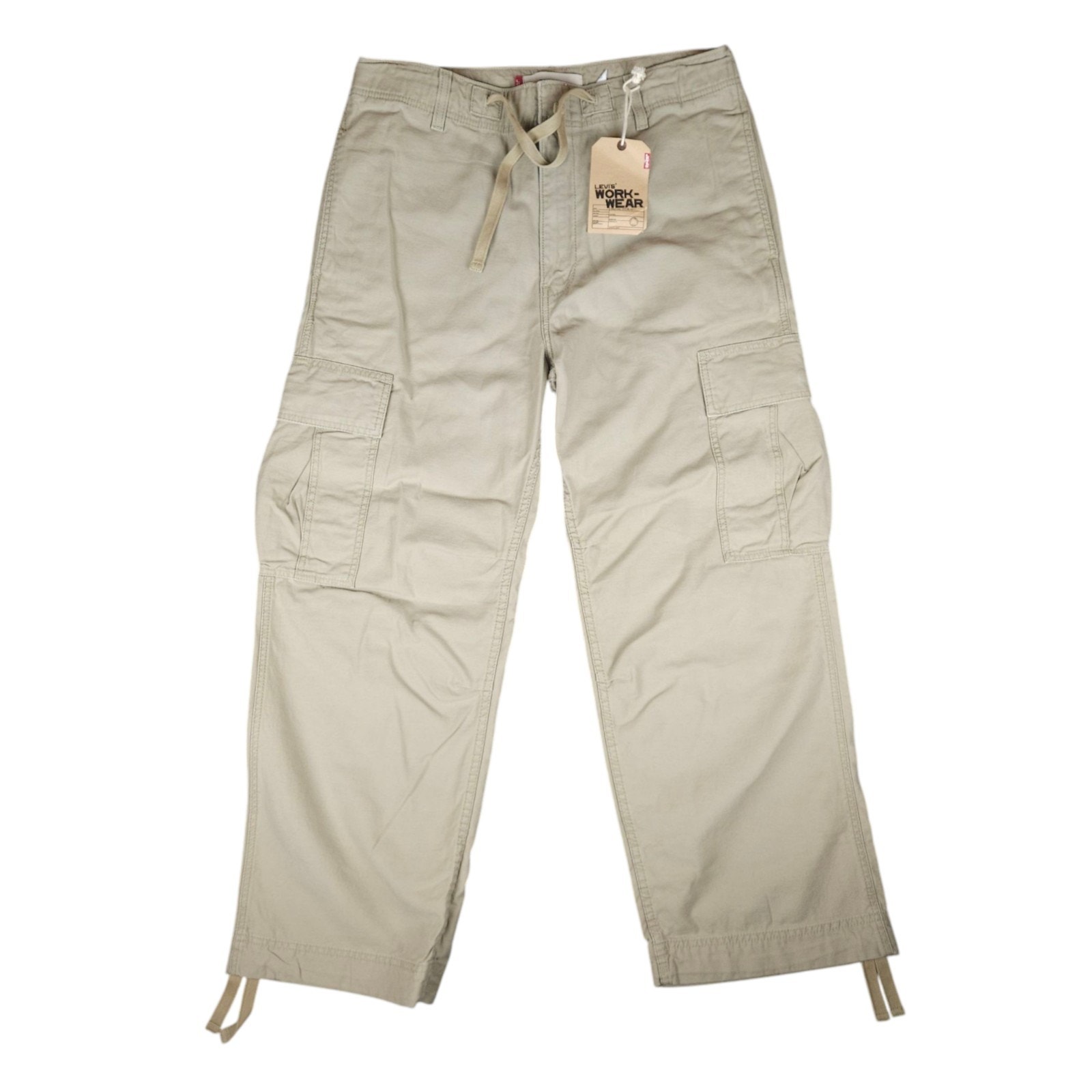 Y2K Levi's Fatigue Cargo Pants Mens 32x30* Baggy Khaki Skater - Deadstock