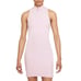 NWOT Nike NSW Swoosh Sleeveless 1/2-Zip Dress Sz XXL Regal Pink & White