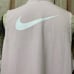 NWOT Nike NSW Swoosh Sleeveless 1/2-Zip Dress Sz XXL Regal Pink & White